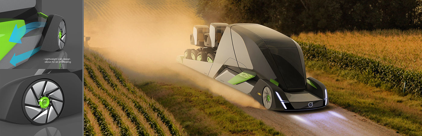 Automatic design，Autonomous agriculture，Future concept，Sense of science and technology，North American style，