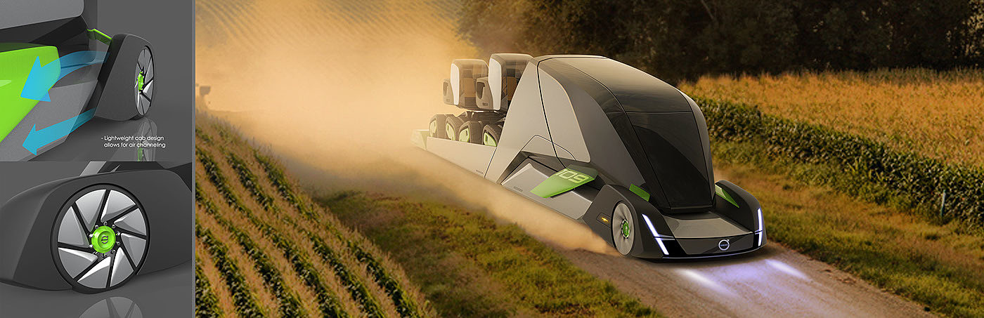 Automatic design，Autonomous agriculture，Future concept，Sense of science and technology，North American style，
