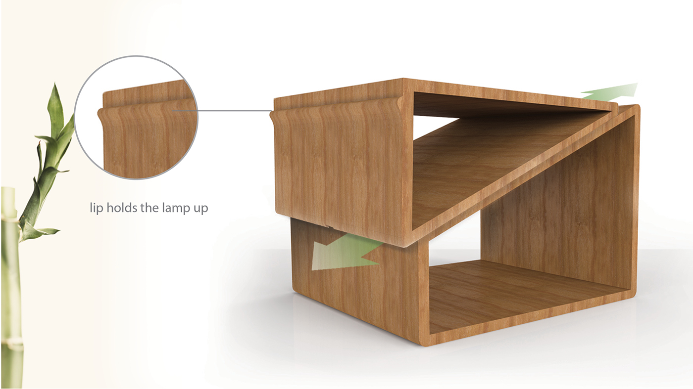 Computer stand，lamps and lanterns，bookshelf，Bamboo，