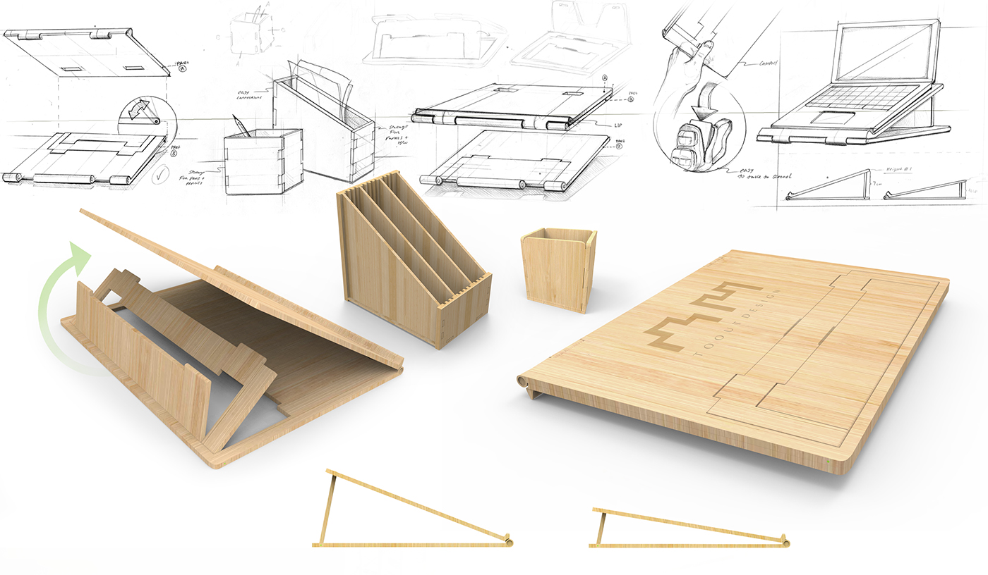 Computer stand，lamps and lanterns，bookshelf，Bamboo，