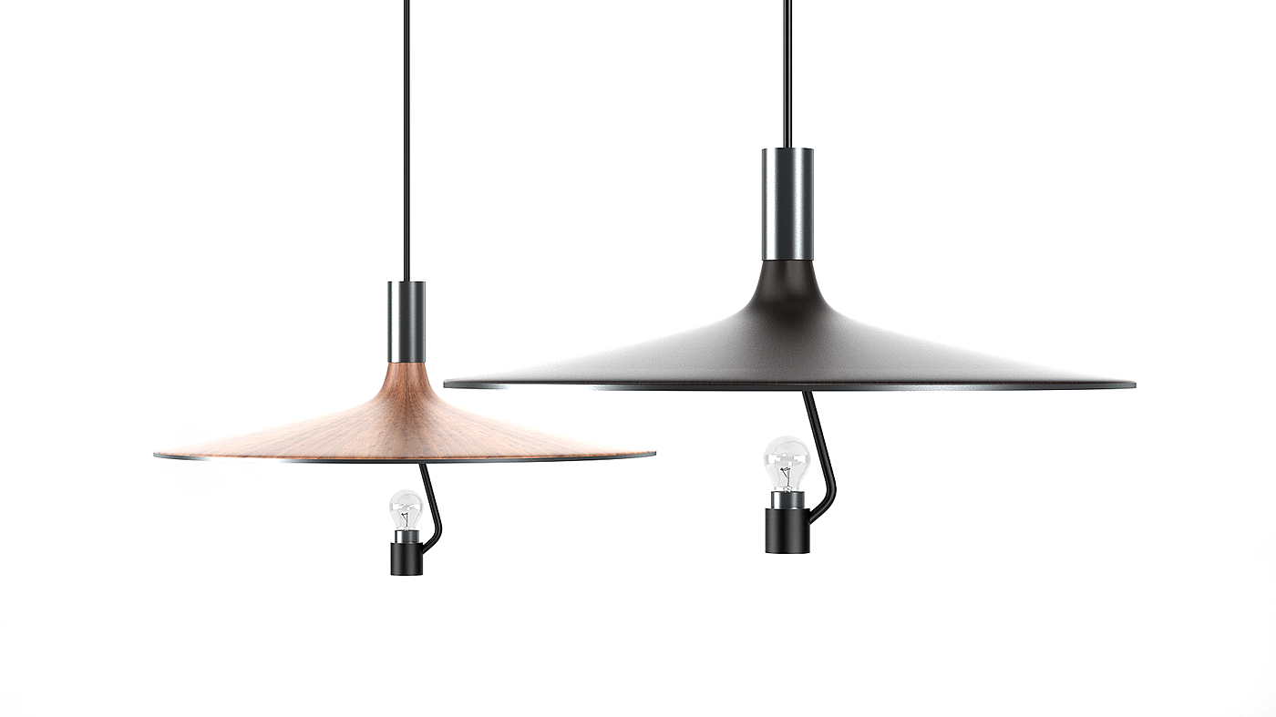Crest Lamp，grace，a chandelier，black，brown，