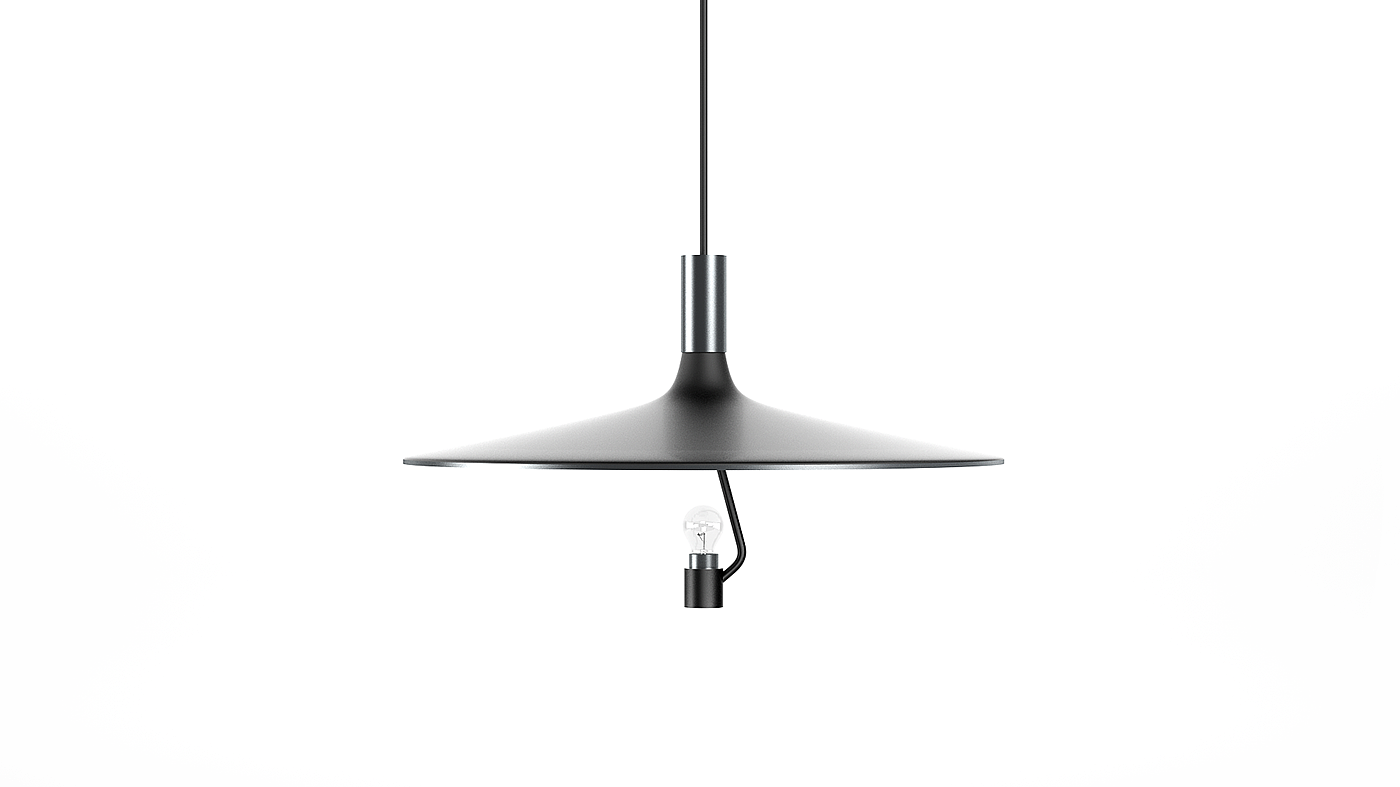Crest Lamp，grace，a chandelier，black，brown，