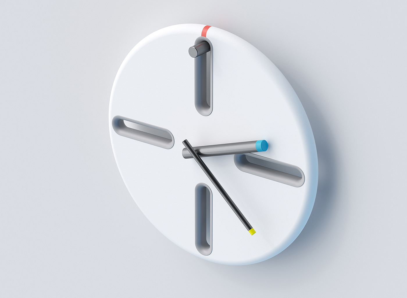 concept，Wall clock，PEG clock，