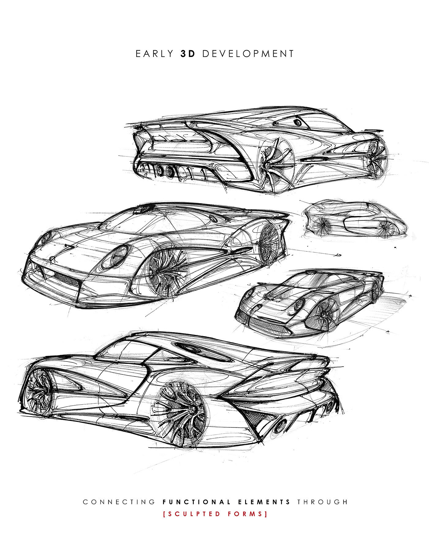 sketch，automobile，Porsche，Porsche GT1，