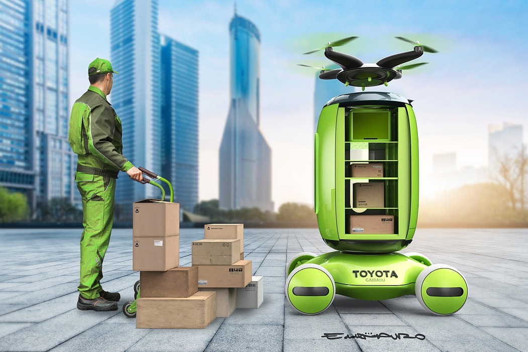 concept，freight transport，UAV，Gamaru，