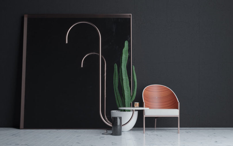 chair，furniture，lamps and lanterns，table，Bijou Lamp，