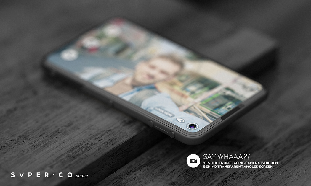 Super smooth screen，concept，Intelligent mobile phone，Svper，