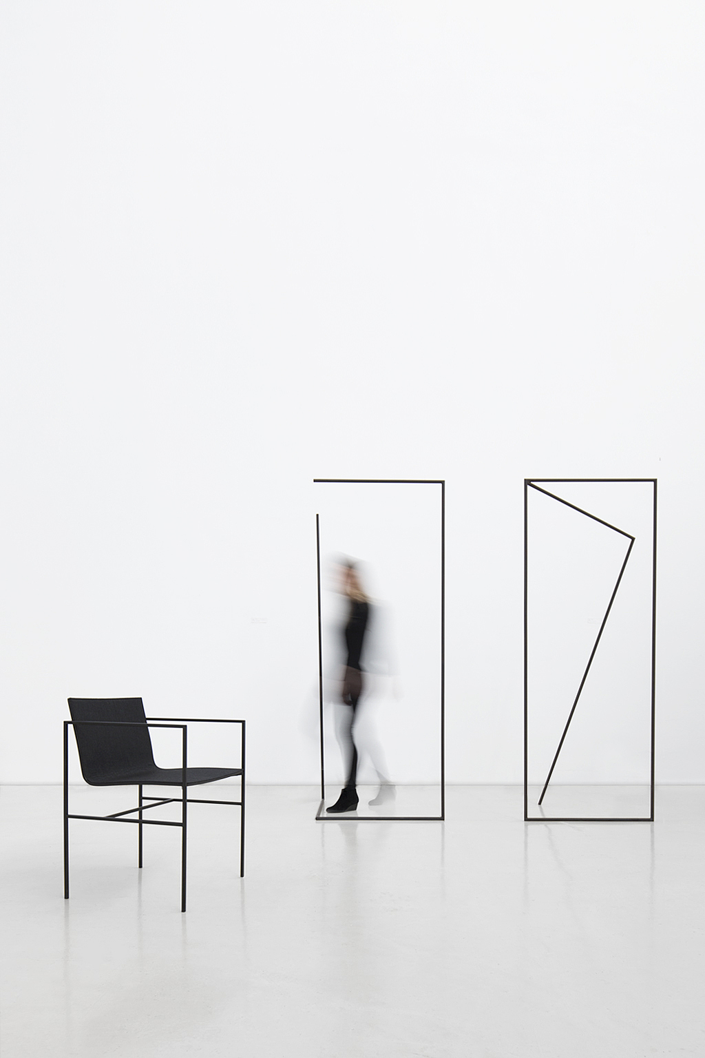 product design，industrial design，black，square，Minimalist，chair，white，