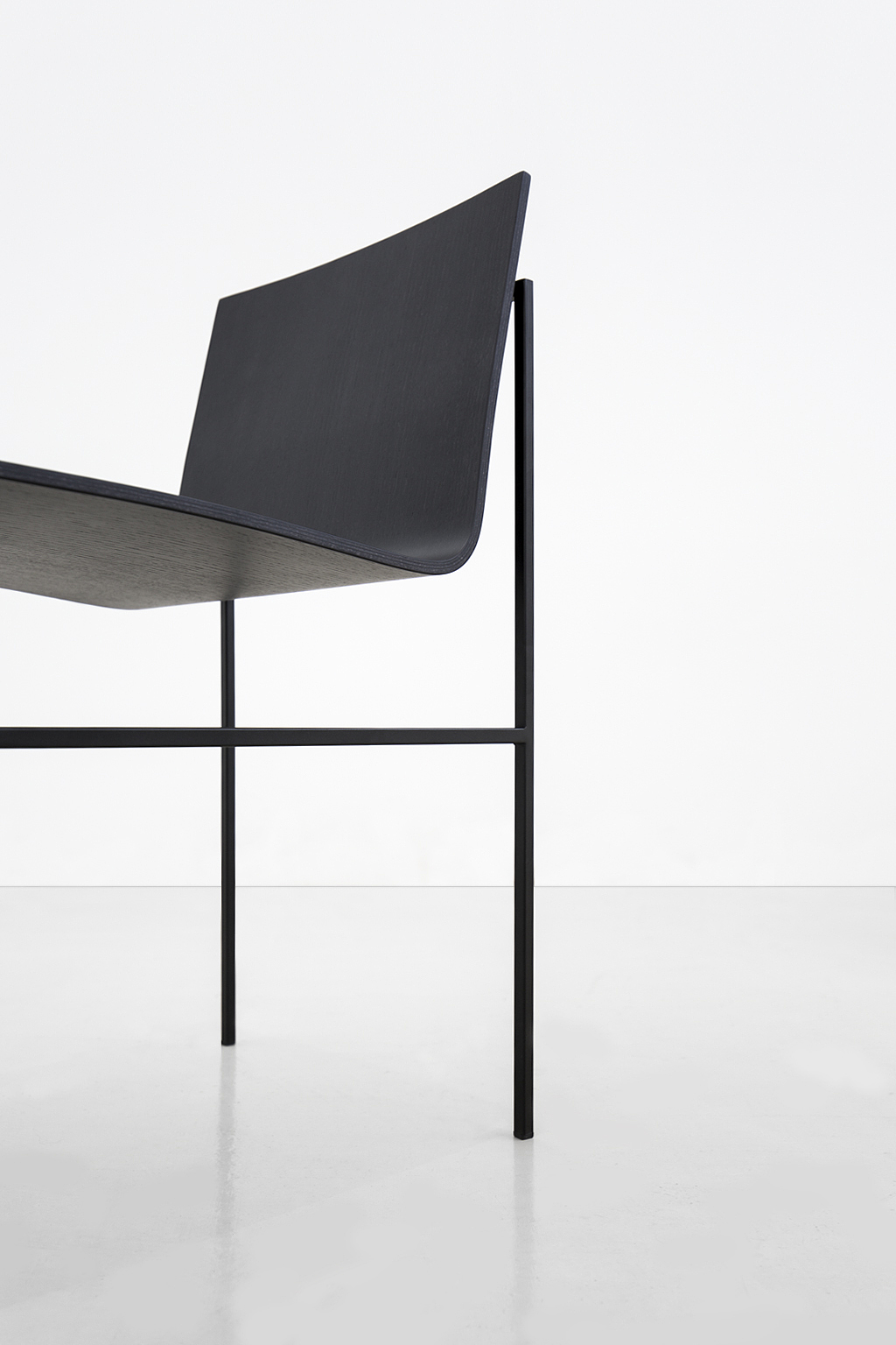 product design，industrial design，black，square，Minimalist，chair，white，