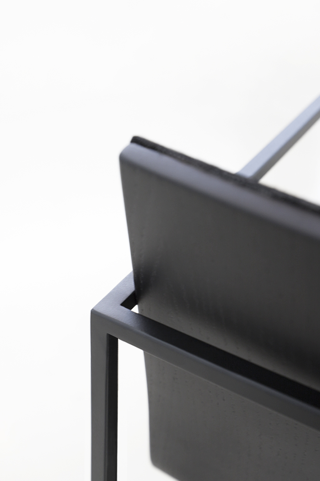 product design，industrial design，black，square，Minimalist，chair，white，