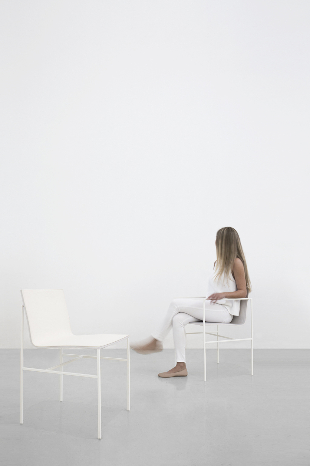 product design，industrial design，black，square，Minimalist，chair，white，