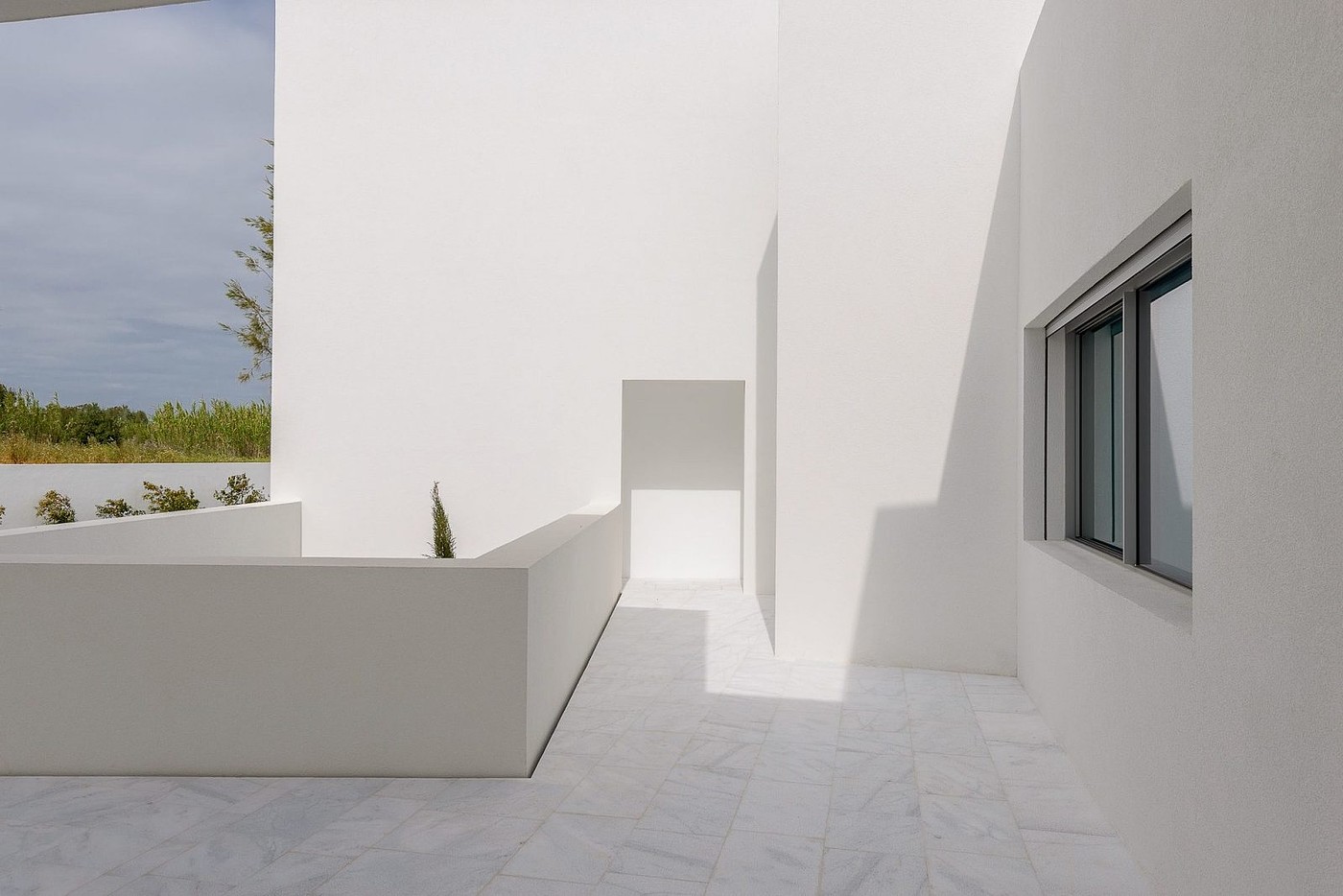 geometry，white，Minimalist，Architecture，hotel，