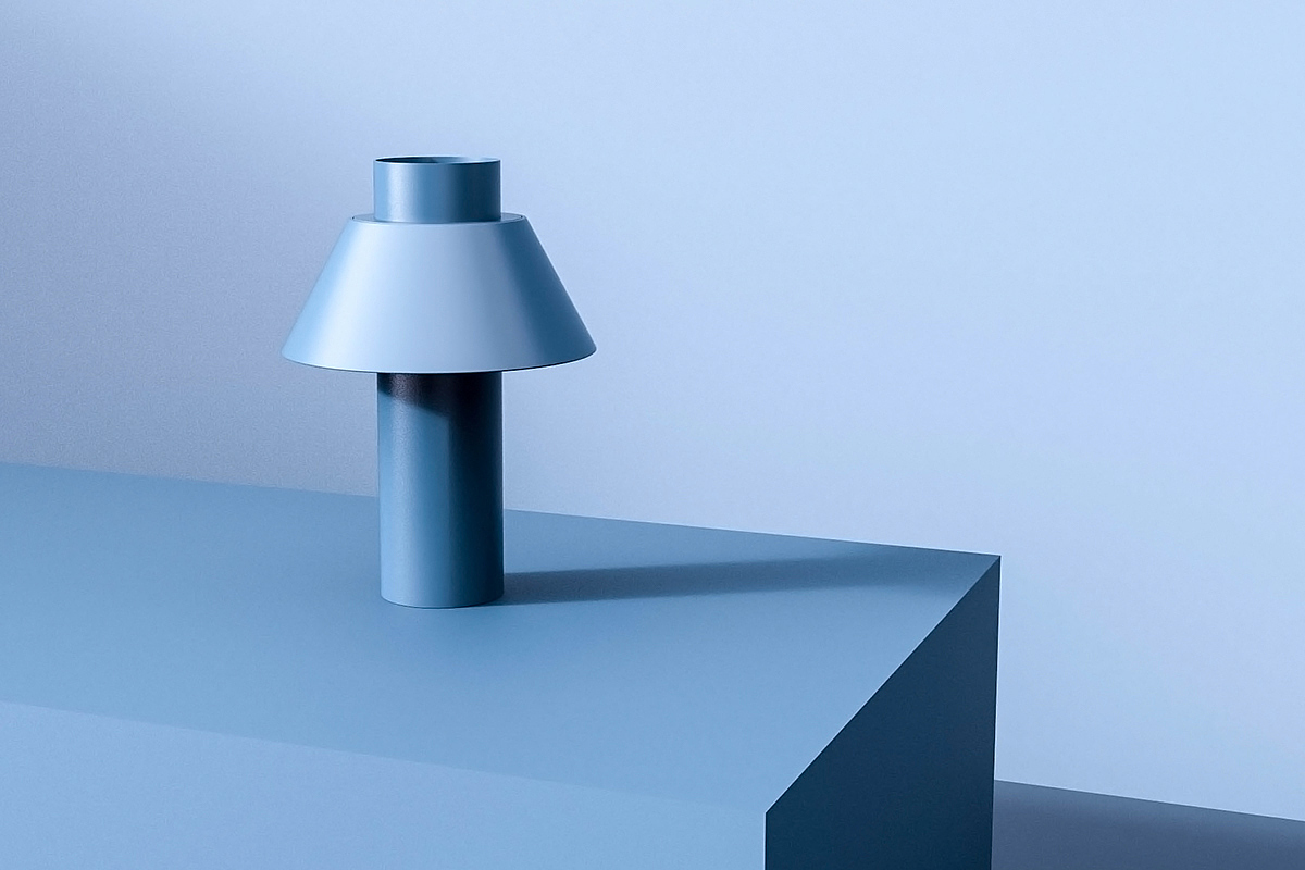industrial design，atmosphere，geometry，Minimalist，Desk lamp，SILO，