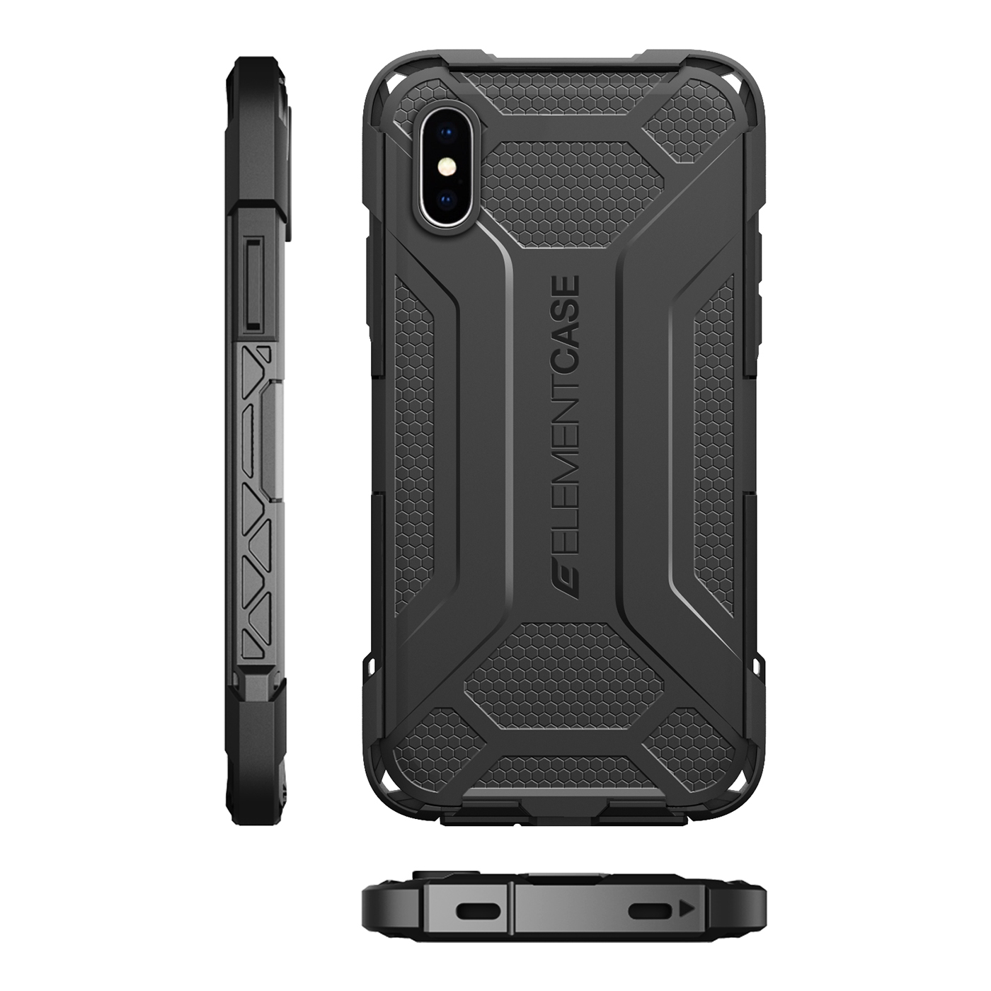 Element Case，Mobile phone shell，black，product design，