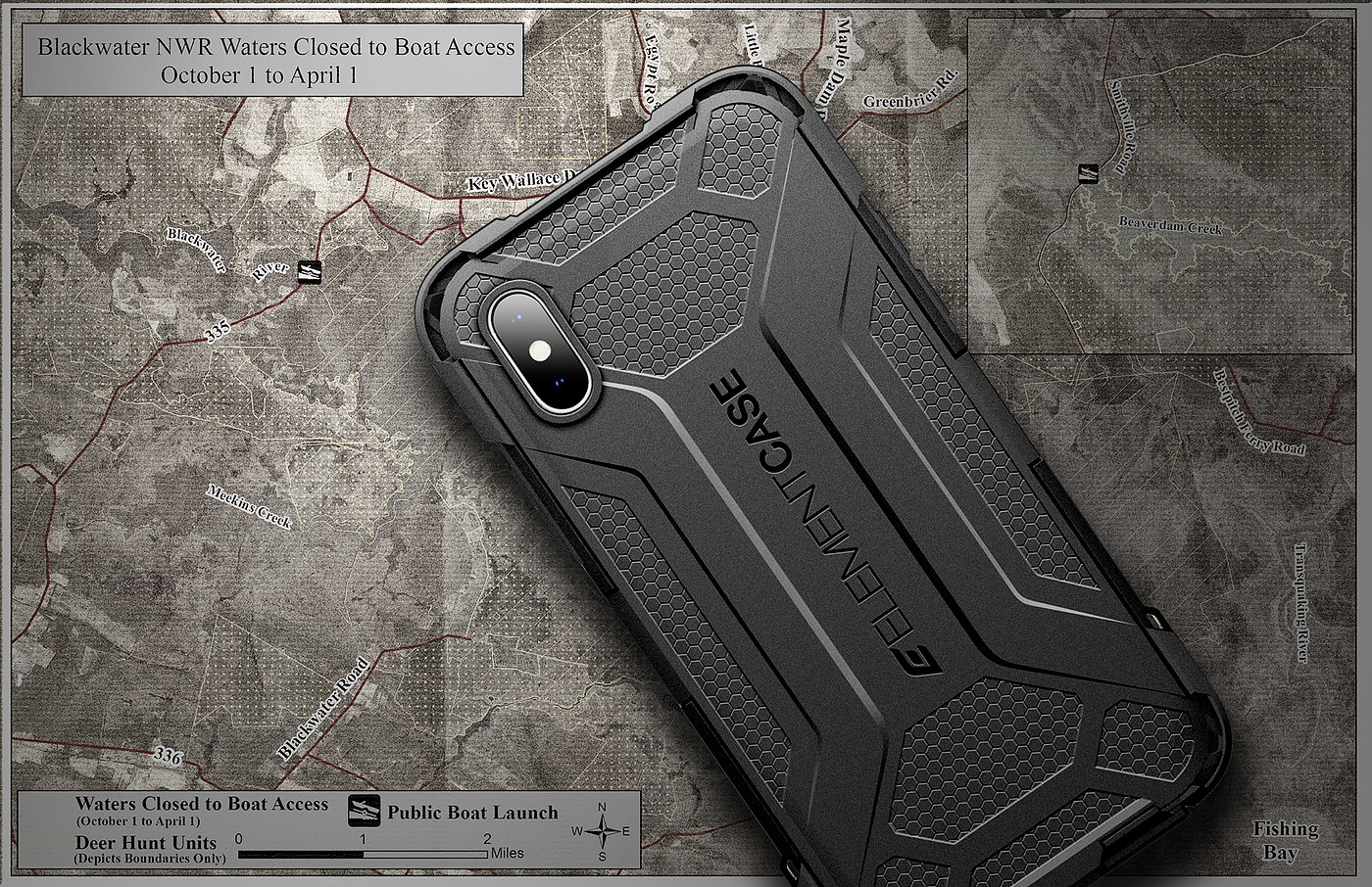 Element Case，Mobile phone shell，black，product design，