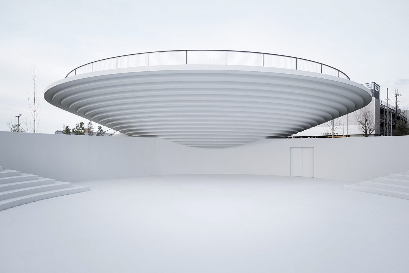 white，Architecture，Tenri square，