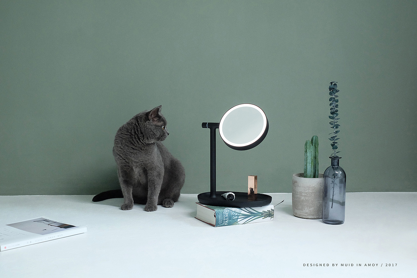product design，industrial design，lamp，mirror，Cosmetic mirror，lighting，originality，Muid tease，