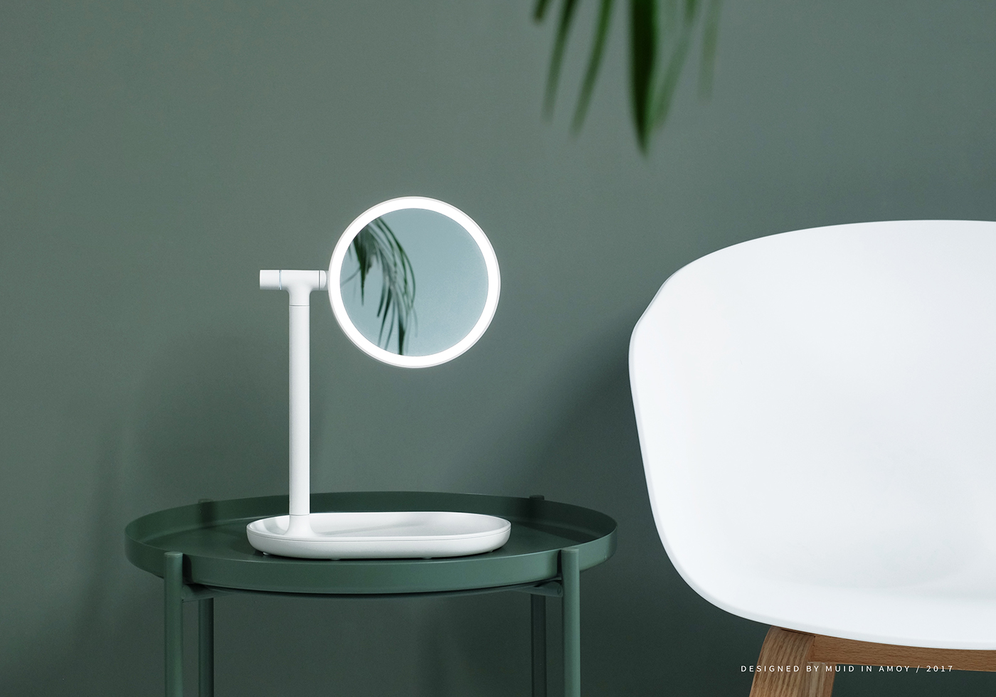 product design，industrial design，lamp，mirror，Cosmetic mirror，lighting，originality，Muid tease，