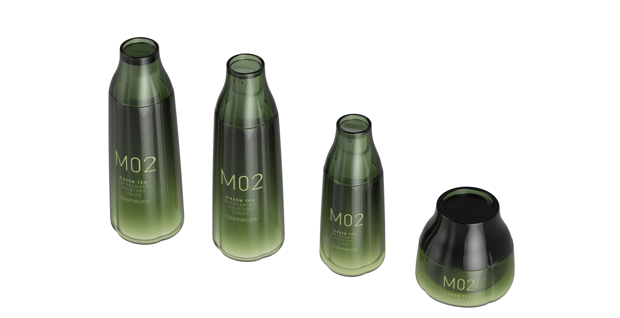 Bottle design，packing design，Cosmetics，