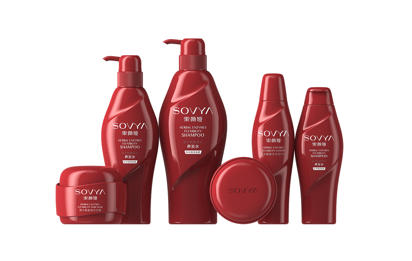 Bottle design，packing design，Cosmetics，