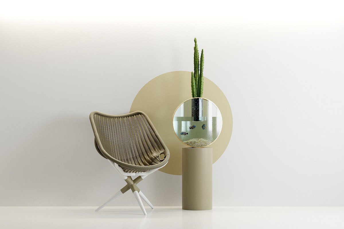 industrial design，product design，Home Furnishing，Aquarium flowerpot，