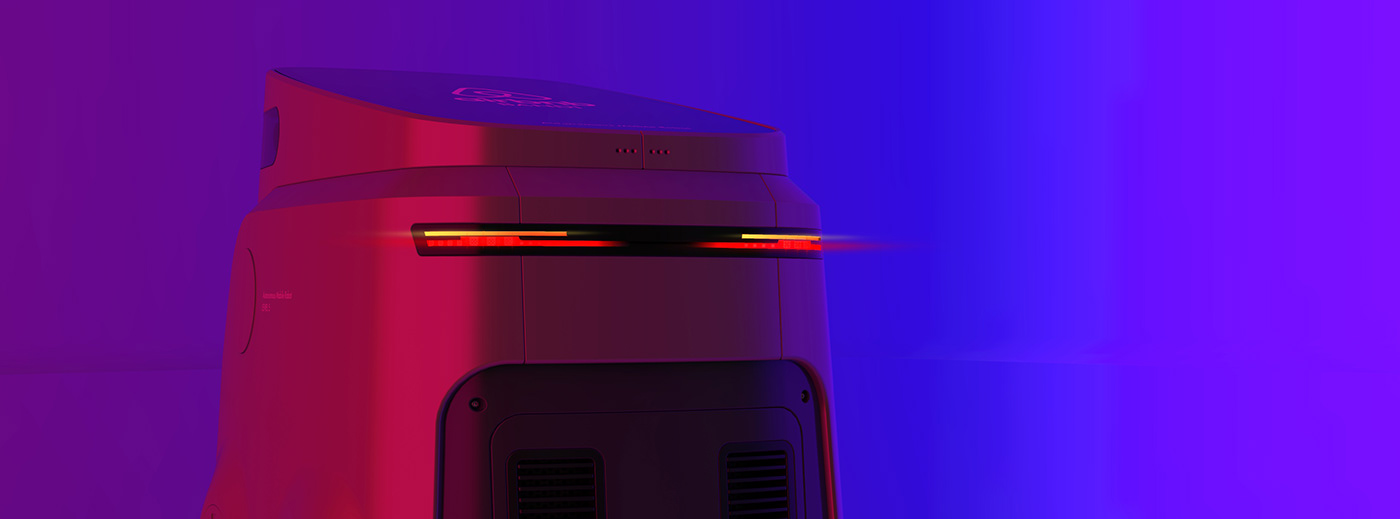 BAND，Guide robot，Digital，product design，Airbnb navigation robot，