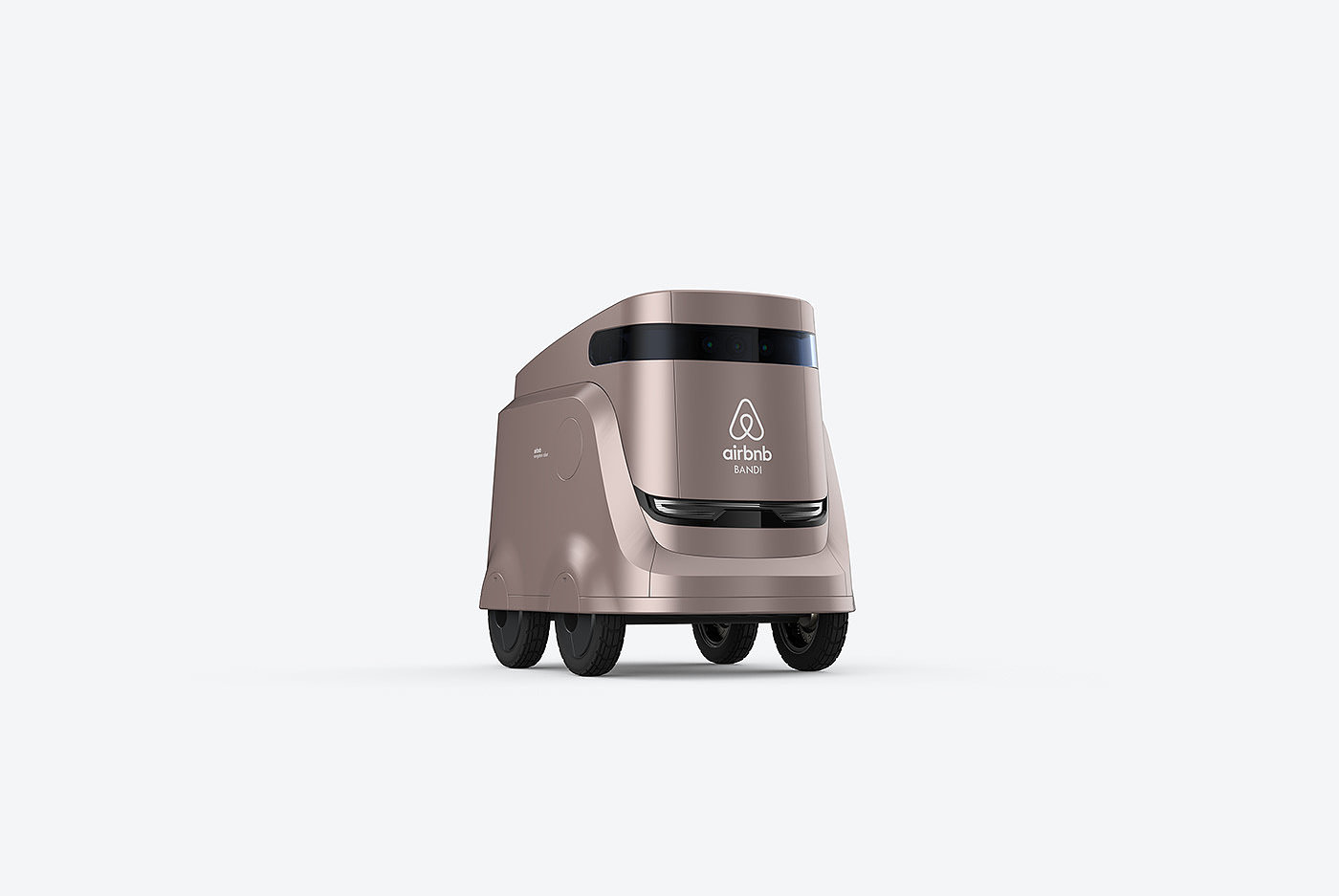 BAND，Guide robot，Digital，product design，Airbnb navigation robot，