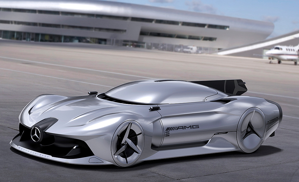 Mercedes Benz，Mercedes-Benz，Concept sports car，vehicle，Automobile design，