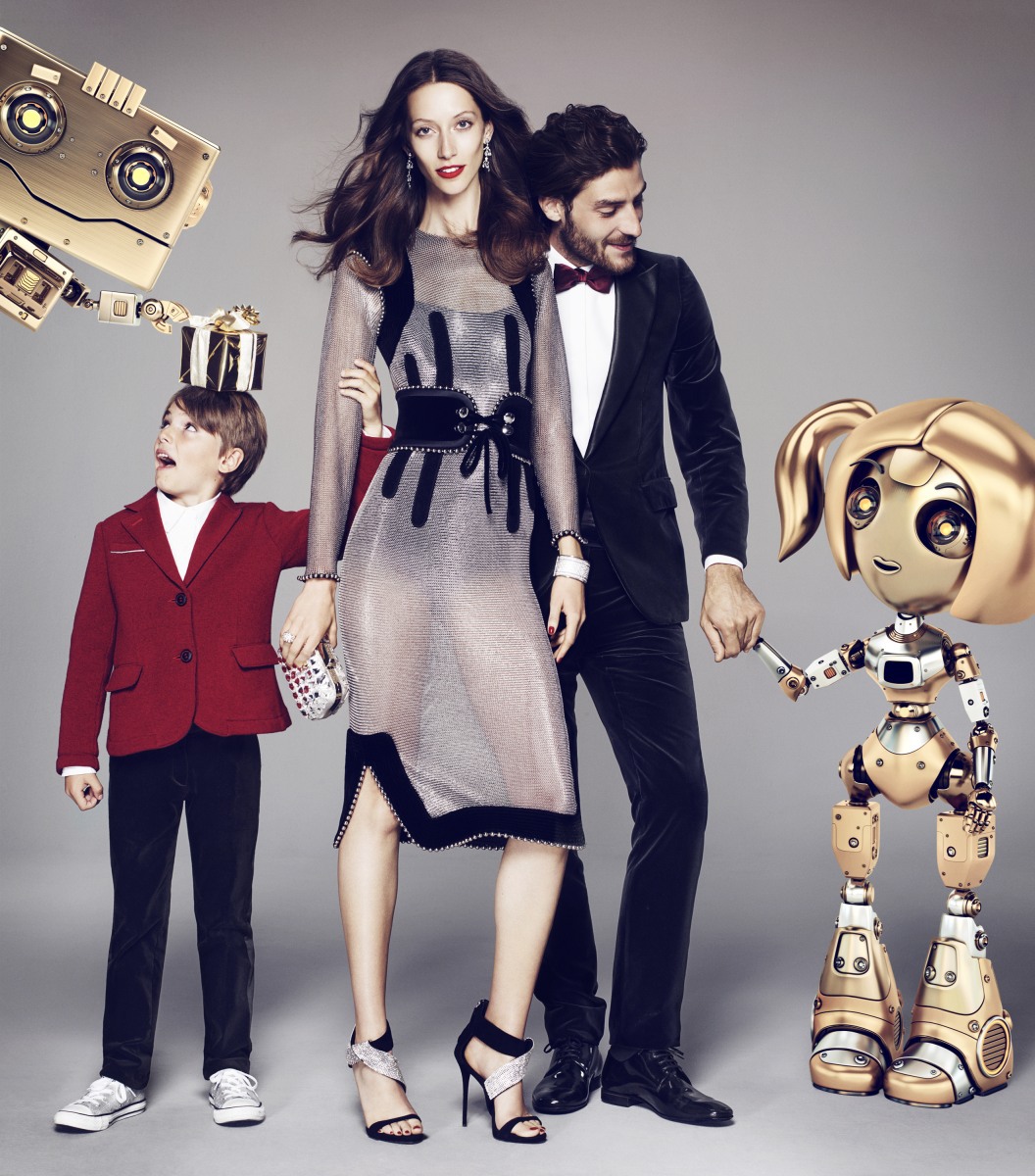 Digital rendering，works，golden，robot，