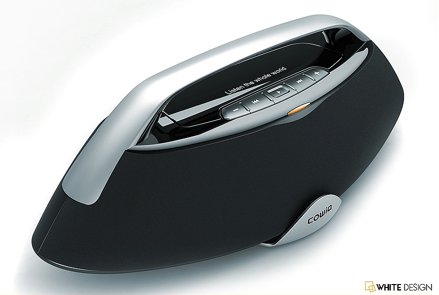 White design，Original design，Electronic equipment，Speaker design，