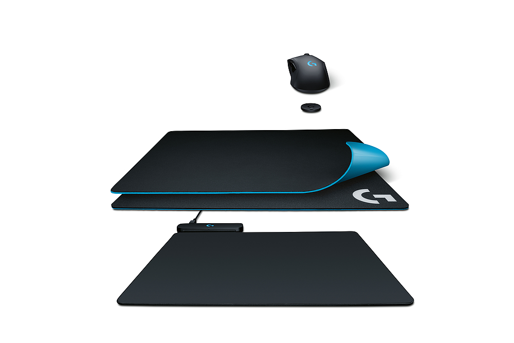 2018 red dot award，logitech，Logitech，Rechargeable mouse pad，Powerplay，