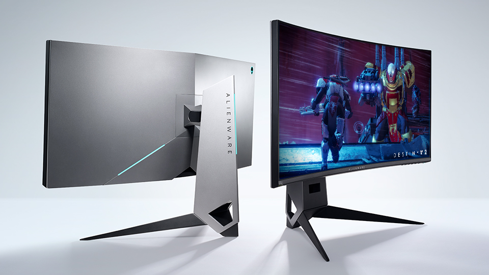ALIENWARE，2018 red dot award，alien，Curved surface display，Gaming Monitor，