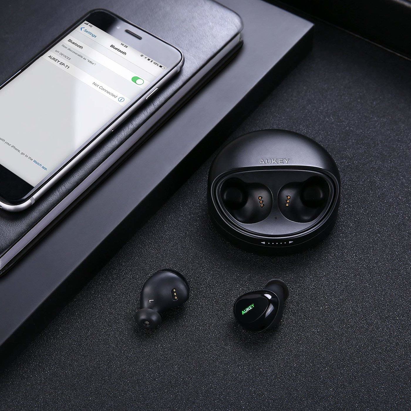 2018 red dot award，Aukey，Wireless Bluetooth headset，