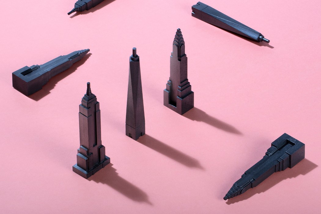 graphite，pencil，Aruliden，New York Architecture，