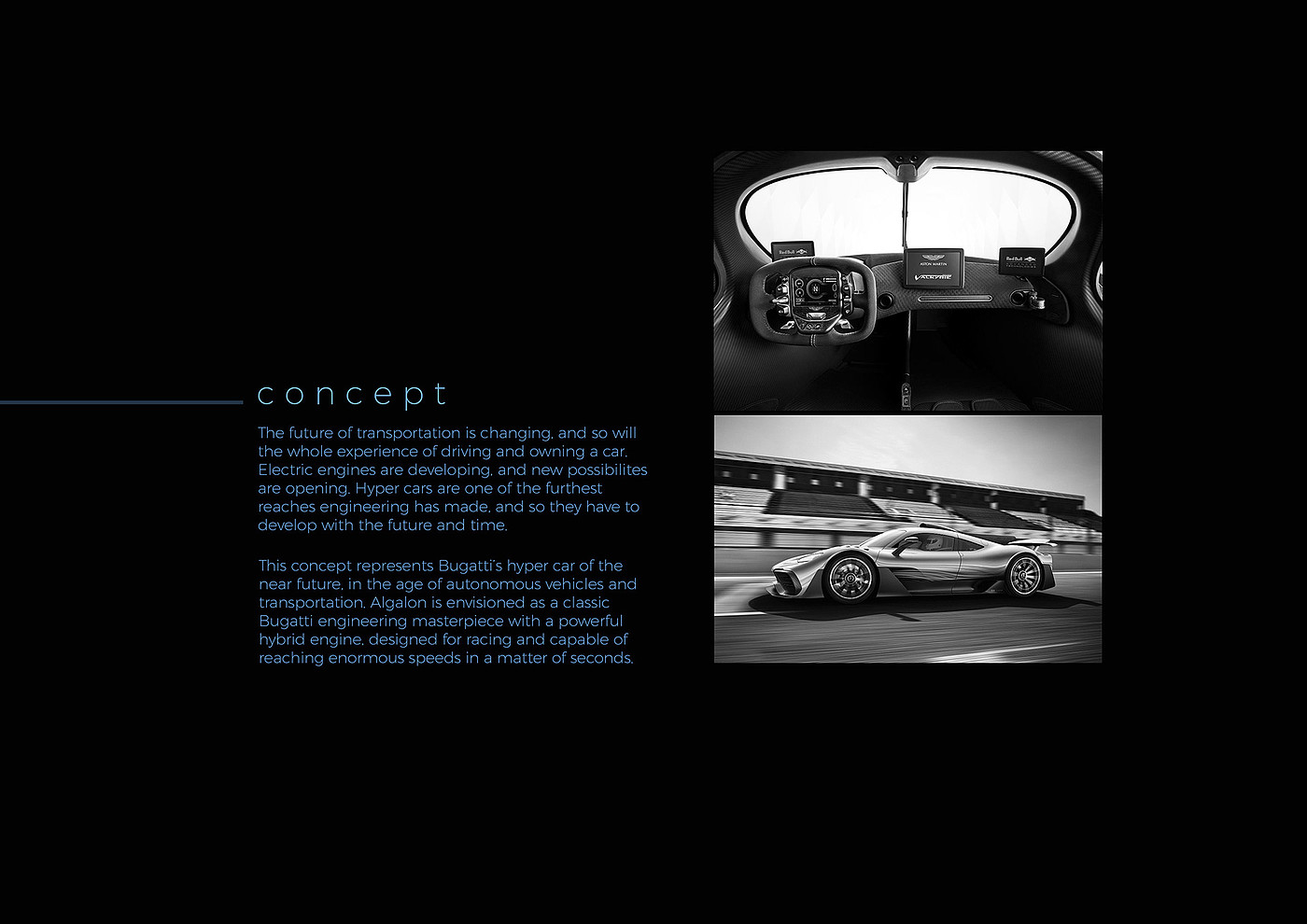 Automatic design，Automobile design，Bugatti Algalon，