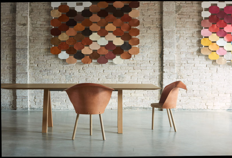 Leatherwear，furniture design ，Three，