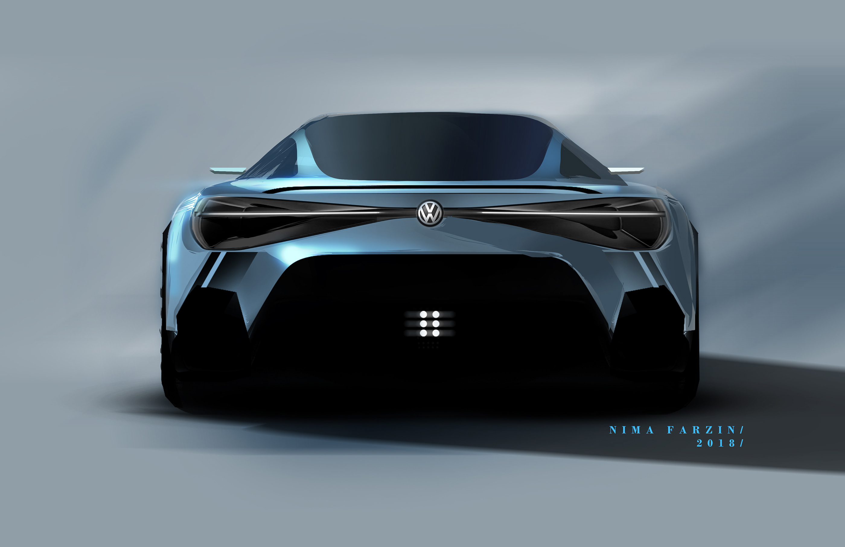 Automobile design，two-dimensional，Hand drawn，