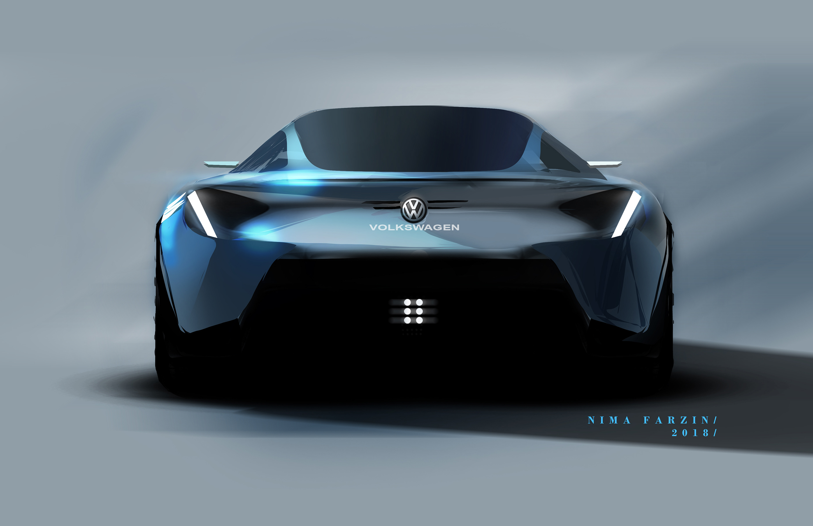 Automobile design，two-dimensional，Hand drawn，