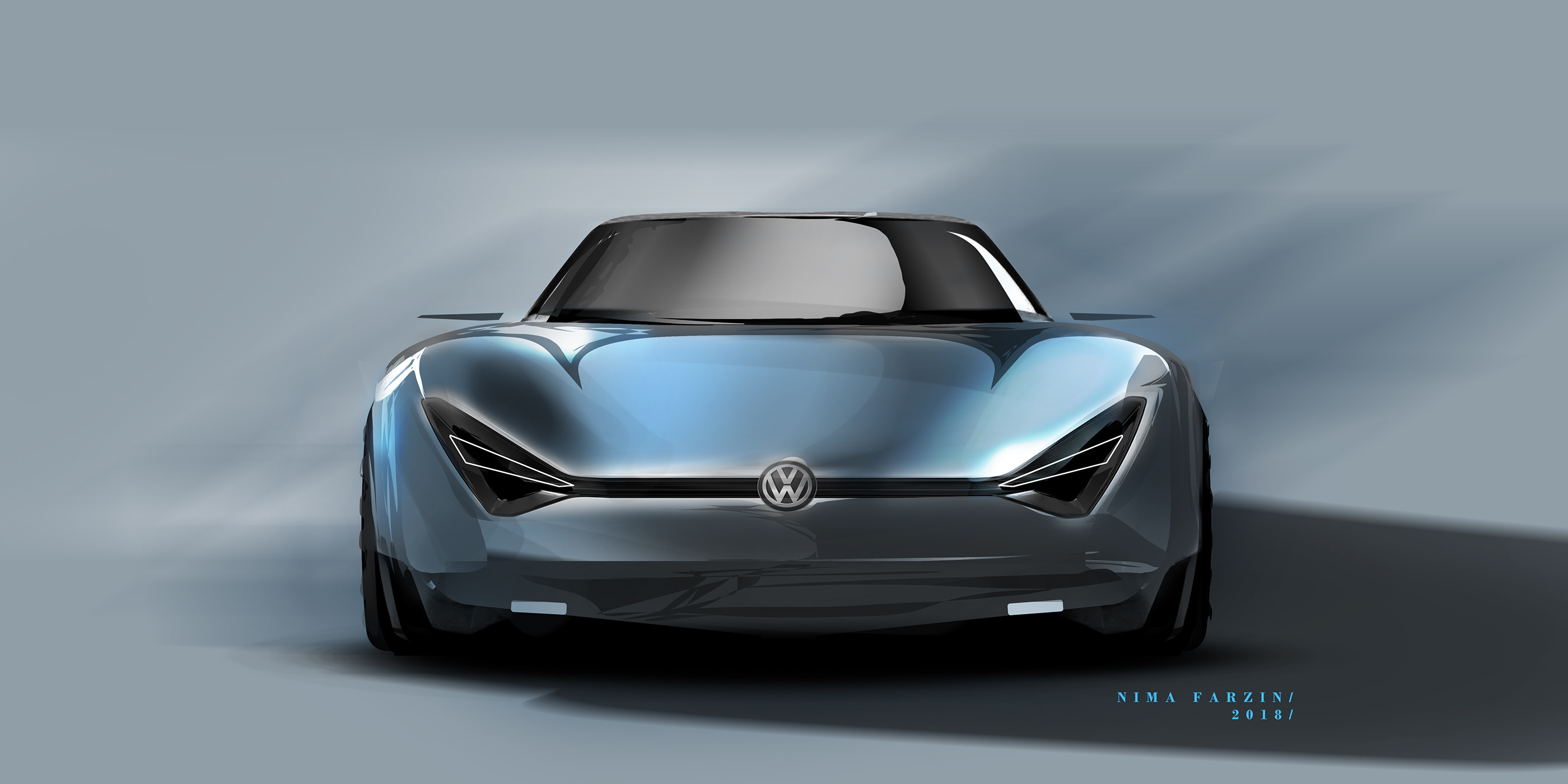 Automobile design，two-dimensional，Hand drawn，