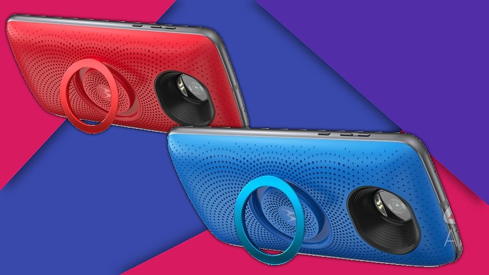 2018 red dot award，Moto Stereo，Motorcycle back clip speaker，