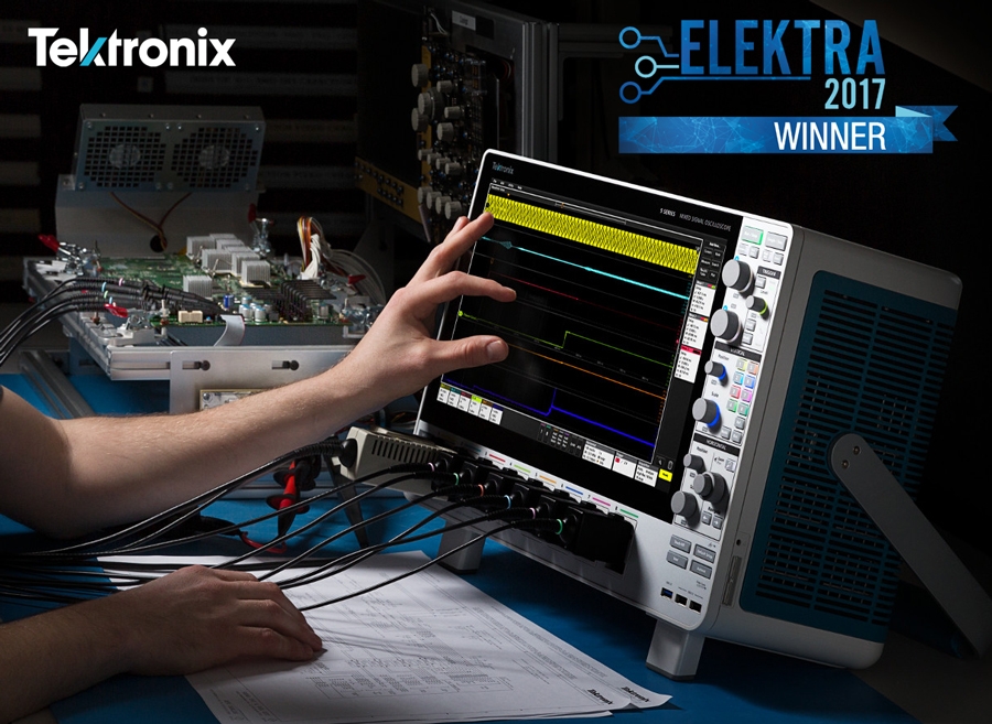 2018 red dot award，Tektronix 5，Mixed signal oscilloscope，