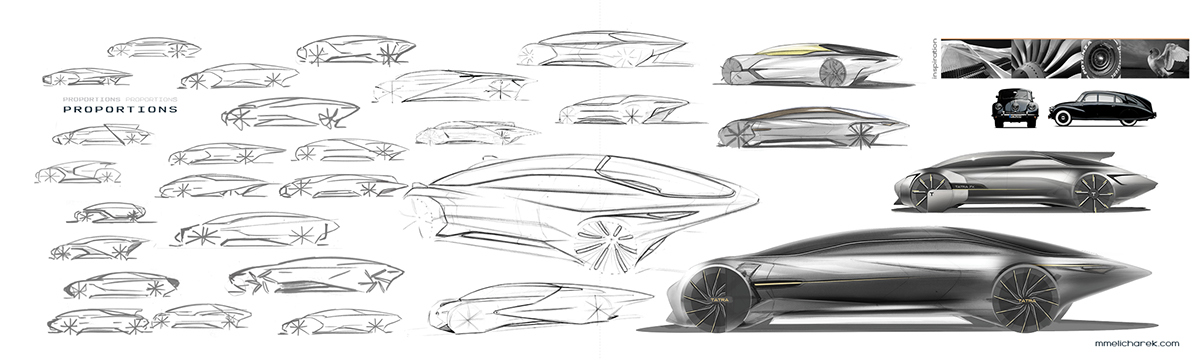 TATRA 7X，Concept Car，vehicle，product design，Automobile design，