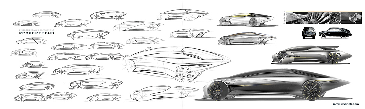 TATRA 7X，Concept Car，vehicle，product design，Automobile design，