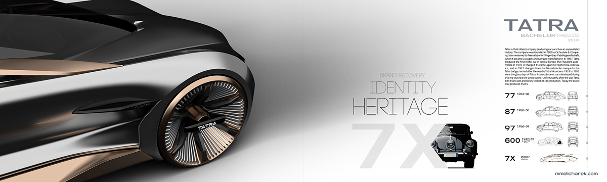 TATRA 7X，Concept Car，vehicle，product design，Automobile design，