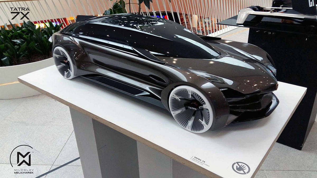 TATRA 7X，Concept Car，vehicle，product design，Automobile design，