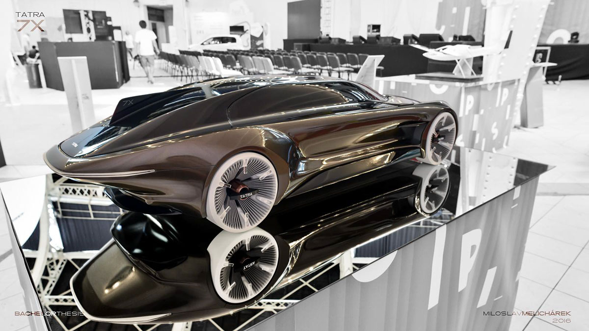 TATRA 7X，Concept Car，vehicle，product design，Automobile design，