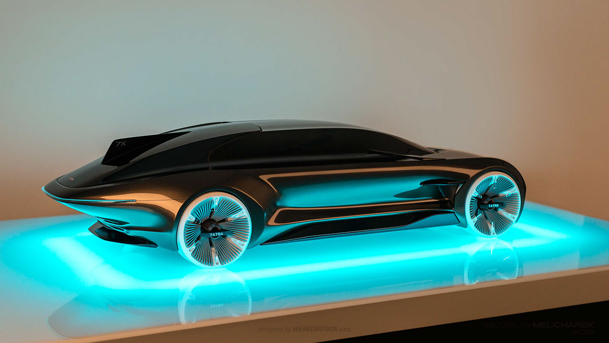 TATRA 7X，Concept Car，vehicle，product design，Automobile design，