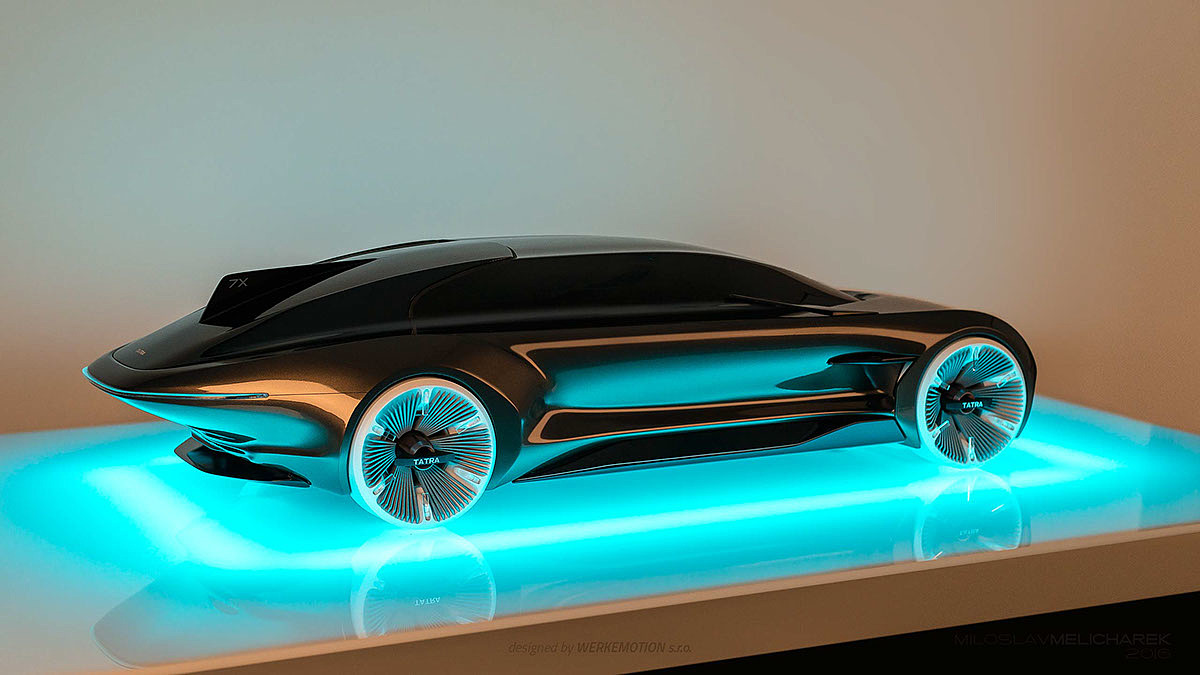 TATRA 7X，Concept Car，vehicle，product design，Automobile design，
