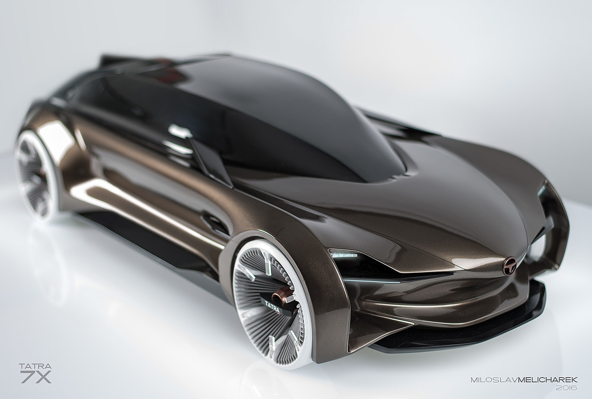 TATRA 7X，Concept Car，vehicle，product design，Automobile design，