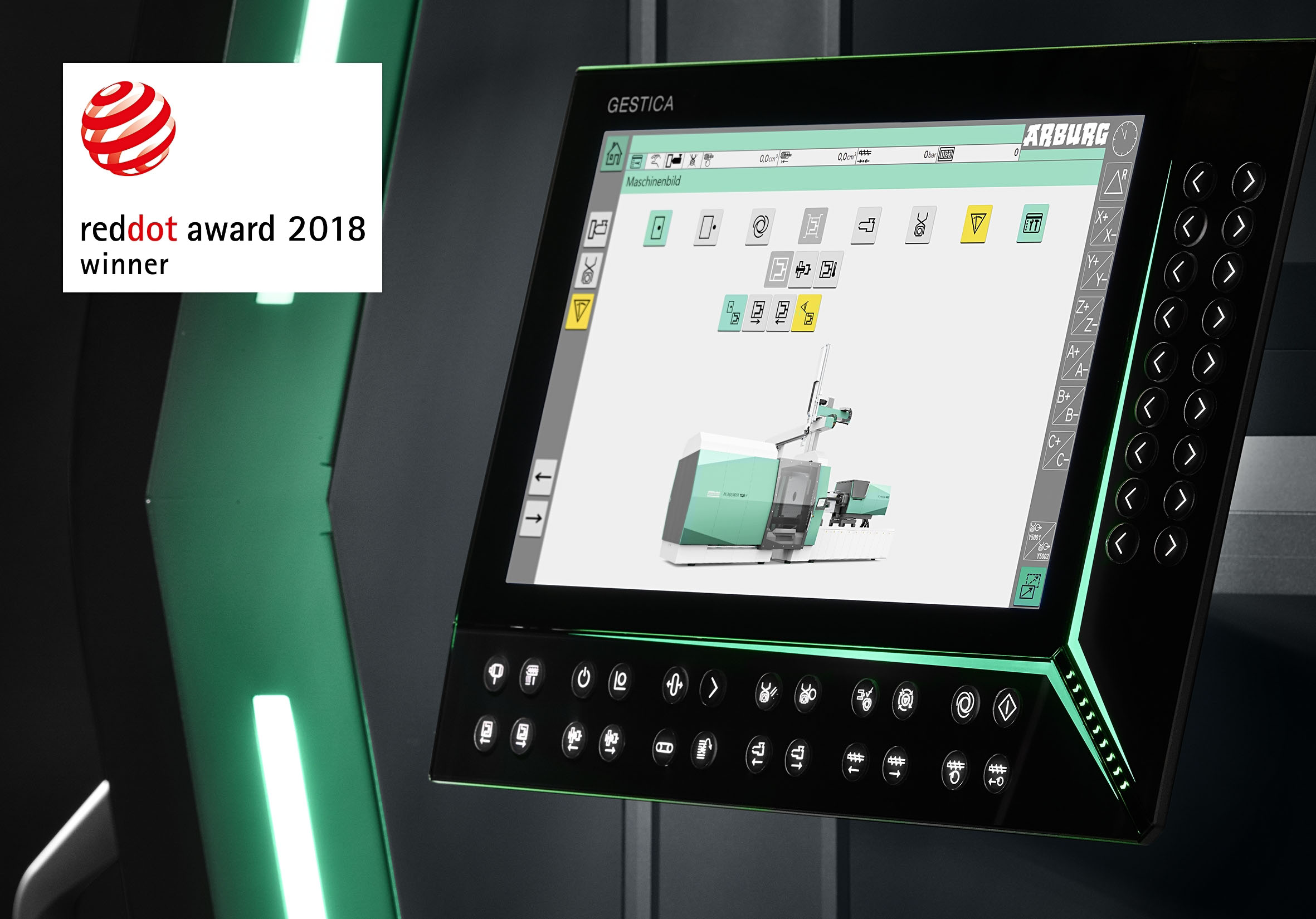 2018 red dot award，Gesture，Control system，